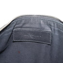BALENCIAGA Everyday Clutch Bag Leather Black Silver 485110 Auth BA12823A-14