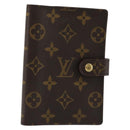 LOUIS VUITTON Monogram Agenda PM Day Planner Cover R20005 LV Auth BA12824-1