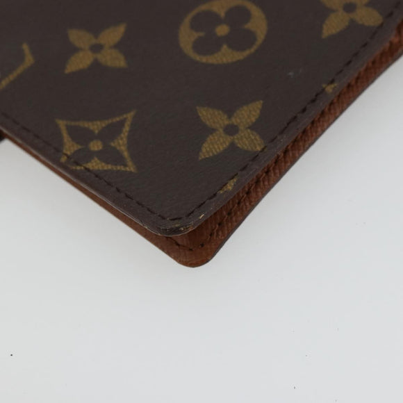 LOUIS VUITTON Monogram Agenda PM Day Planner Cover R20005 LV Auth BA12824