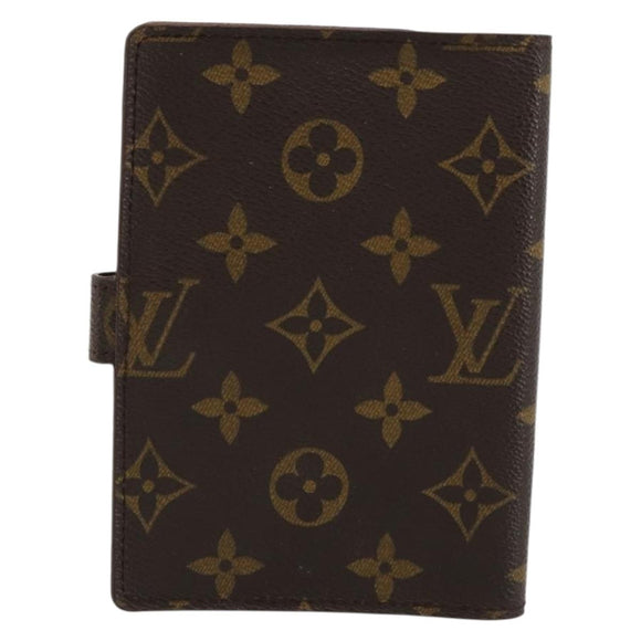 LOUIS VUITTON Monogram Agenda PM Day Planner Cover R20005 LV Auth BA12824