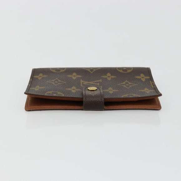 LOUIS VUITTON Monogram Agenda PM Day Planner Cover R20005 LV Auth BA12824