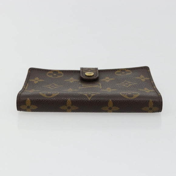 LOUIS VUITTON Monogram Agenda PM Day Planner Cover R20005 LV Auth BA12824