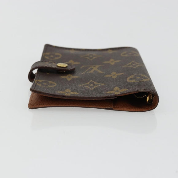 LOUIS VUITTON Monogram Agenda PM Day Planner Cover R20005 LV Auth BA12824
