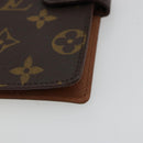 LOUIS VUITTON Monogram Agenda PM Day Planner Cover R20005 LV Auth BA12824-7