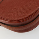 LOUIS VUITTON Epi Jeune Fille MM Shoulder Bag Brown M52153 LV Auth BA12827-17