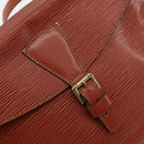 LOUIS VUITTON Epi Jeune Fille MM Shoulder Bag Brown M52153 LV Auth BA12827-18