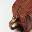 LOUIS VUITTON Epi Jeune Fille MM Shoulder Bag Brown M52153 LV Auth BA12827-9