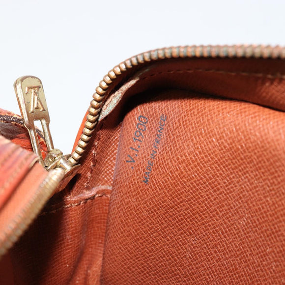 LOUIS VUITTON Epi Jeune Fille MM Shoulder Bag Brown M52153 LV Auth BA12827