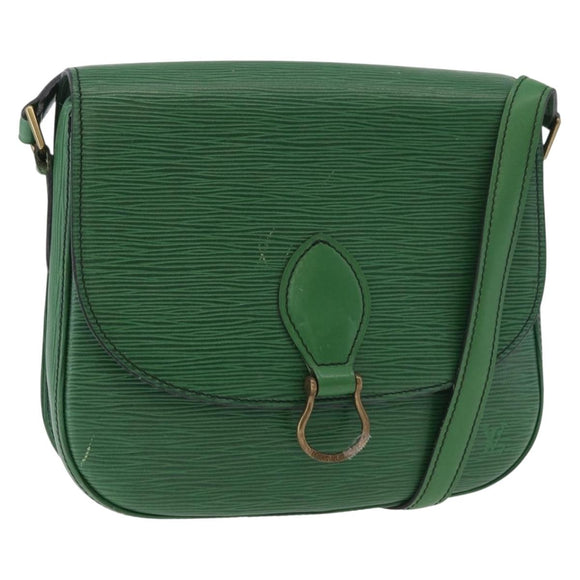 LOUIS VUITTON Epi Saint Cloud GM Shoulder Bag Green M52194 LV Auth BA12833