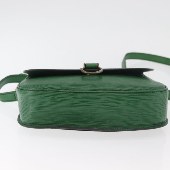 LOUIS VUITTON Epi Saint Cloud GM Shoulder Bag Green M52194 LV Auth BA12833