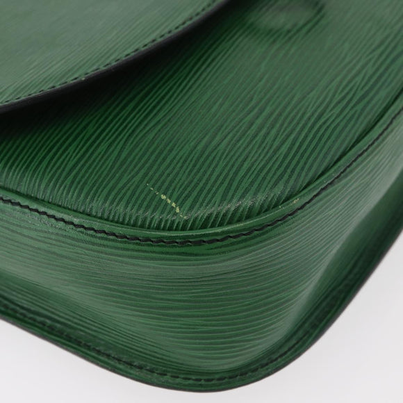 LOUIS VUITTON Epi Saint Cloud GM Shoulder Bag Green M52194 LV Auth BA12833