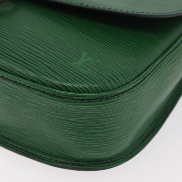 LOUIS VUITTON Epi Saint Cloud GM Shoulder Bag Green M52194 LV Auth BA12833
