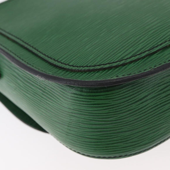 LOUIS VUITTON Epi Saint Cloud GM Shoulder Bag Green M52194 LV Auth BA12833