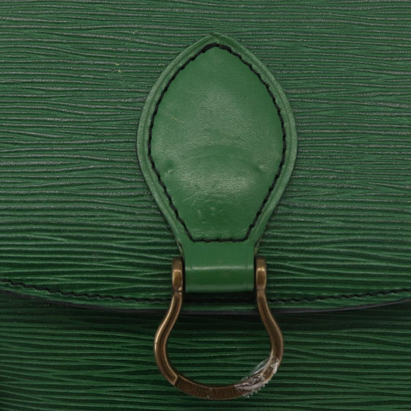 LOUIS VUITTON Epi Saint Cloud GM Shoulder Bag Green M52194 LV Auth BA12833