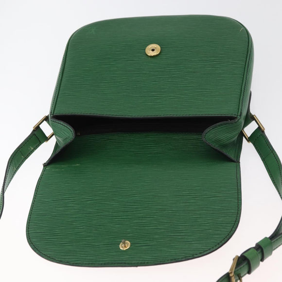 LOUIS VUITTON Epi Saint Cloud GM Shoulder Bag Green M52194 LV Auth BA12833