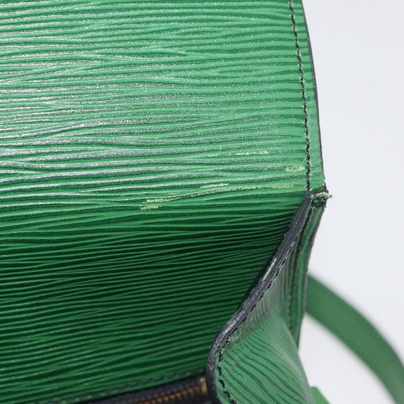 LOUIS VUITTON Epi Saint Cloud GM Shoulder Bag Green M52194 LV Auth BA12833