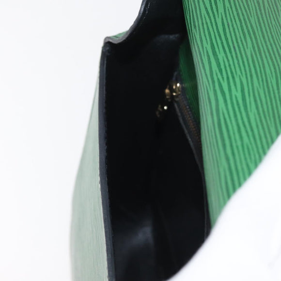 LOUIS VUITTON Epi Saint Cloud GM Shoulder Bag Green M52194 LV Auth BA12833