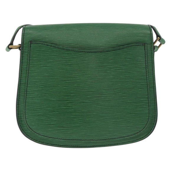 LOUIS VUITTON Epi Saint Cloud GM Shoulder Bag Green M52194 LV Auth BA12833