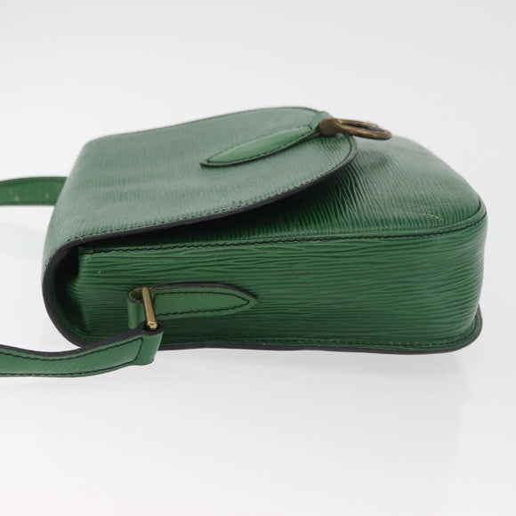 LOUIS VUITTON Epi Saint Cloud GM Shoulder Bag Green M52194 LV Auth BA12833