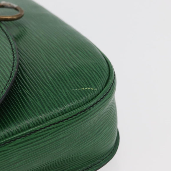 LOUIS VUITTON Epi Saint Cloud GM Shoulder Bag Green M52194 LV Auth BA12833