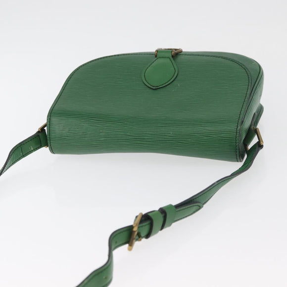 LOUIS VUITTON Epi Saint Cloud GM Shoulder Bag Green M52194 LV Auth BA12833