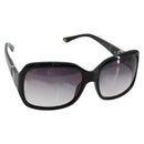 CHANEL COCO Mark Sunglasses plastic Black CC Auth BA12836-1