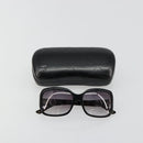CHANEL COCO Mark Sunglasses plastic Black CC Auth BA12836-12