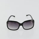 CHANEL COCO Mark Sunglasses plastic Black CC Auth BA12836-13