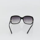CHANEL COCO Mark Sunglasses plastic Black CC Auth BA12836-2