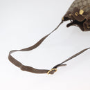 GUCCI GG Supreme Web Sherry Line Bag PVC Beige Gold 41 02 085 Auth BA12841-7