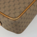 GUCCI Micro GG Supreme Shoulder Bag PVC Beige Gold 001 56 0942 Auth BA12842-15