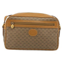 GUCCI Micro GG Supreme Shoulder Bag PVC Beige Gold 001 56 0942 Auth BA12842-13