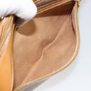 GUCCI Micro GG Supreme Shoulder Bag PVC Beige Gold 001 56 0942 Auth BA12842-25