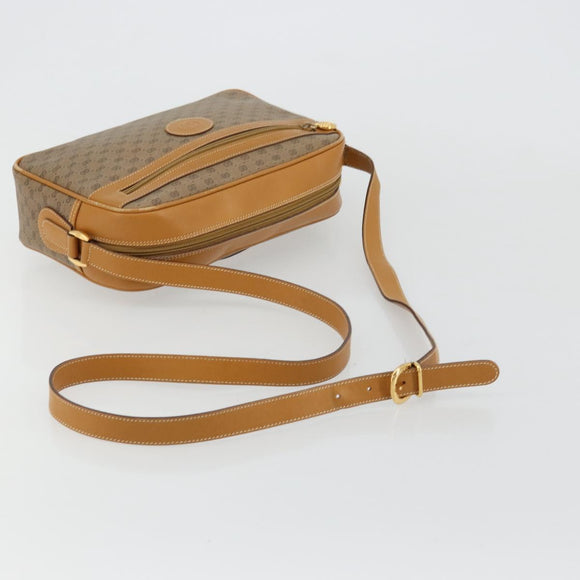 GUCCI Micro GG Supreme Shoulder Bag PVC Beige Gold 001 56 0942 Auth BA12842