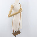 GUCCI Micro GG Supreme Umhängetasche PVC Beige Gold Auth BA12843-26