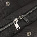 HERMES Her Line MM Hand Bag Canvas Gray Silver Auth BA12844-14