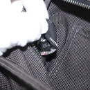 HERMES Her Line MM Hand Bag Canvas Gray Silver Auth BA12844-20