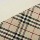 BURBERRY Nova Check Shoulder Bag Canvas Beige Silver Auth BA12846-14