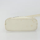 BURBERRY Nova Check Shoulder Bag Canvas Beige Silver Auth BA12846-9