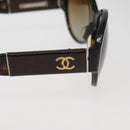 CHANEL Zonnebril kunststof Bruin CC Auth BA12849-6