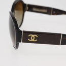 CHANEL Zonnebril kunststof Bruin CC Auth BA12849-8