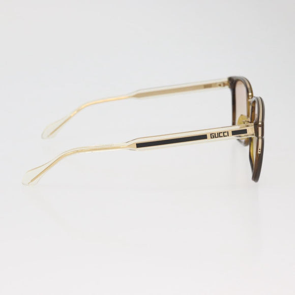 GUCCI Sunglasses plastic Beige Auth BA12850