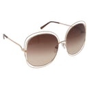 Chloe Sunglasses metal Gold Tone Auth BA12851A-1