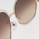 Chloe Sunglasses metal Gold Tone Auth BA12851A-12