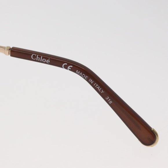 Chloe Sunglasses metal Gold Tone Auth BA12851A