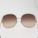 Chloe Sunglasses metal Gold Tone Auth BA12851A-3