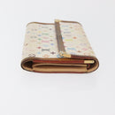 LOUIS VUITTON Monogram Multicolore Geldbörse 2er Set Weiß LV Auth BA12853-12