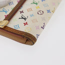 LOUIS VUITTON Monogram Multicolore Geldbörse 2er Set Weiß LV Auth BA12853-15