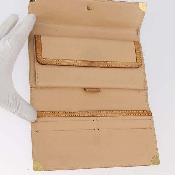 LOUIS VUITTON Monogram Multicolore Geldbörse 2er Set Weiß LV Auth BA12853