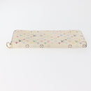 LOUIS VUITTON Monogram Multicolore Geldbörse 2er Set Weiß LV Auth BA12853-6
